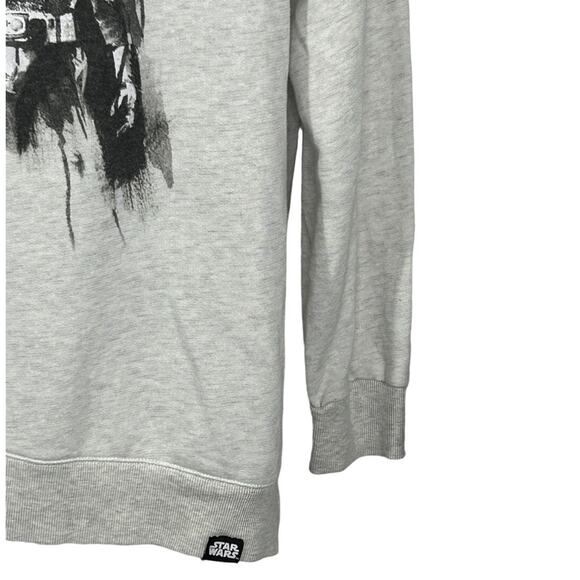Pull&Bear ASOS Star Wars Men’s Light Grey Sweatshirt size XL - Picture 5 of 13
